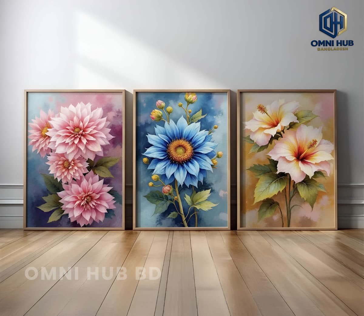 Premium Floral Wall Frame (OHB-312)