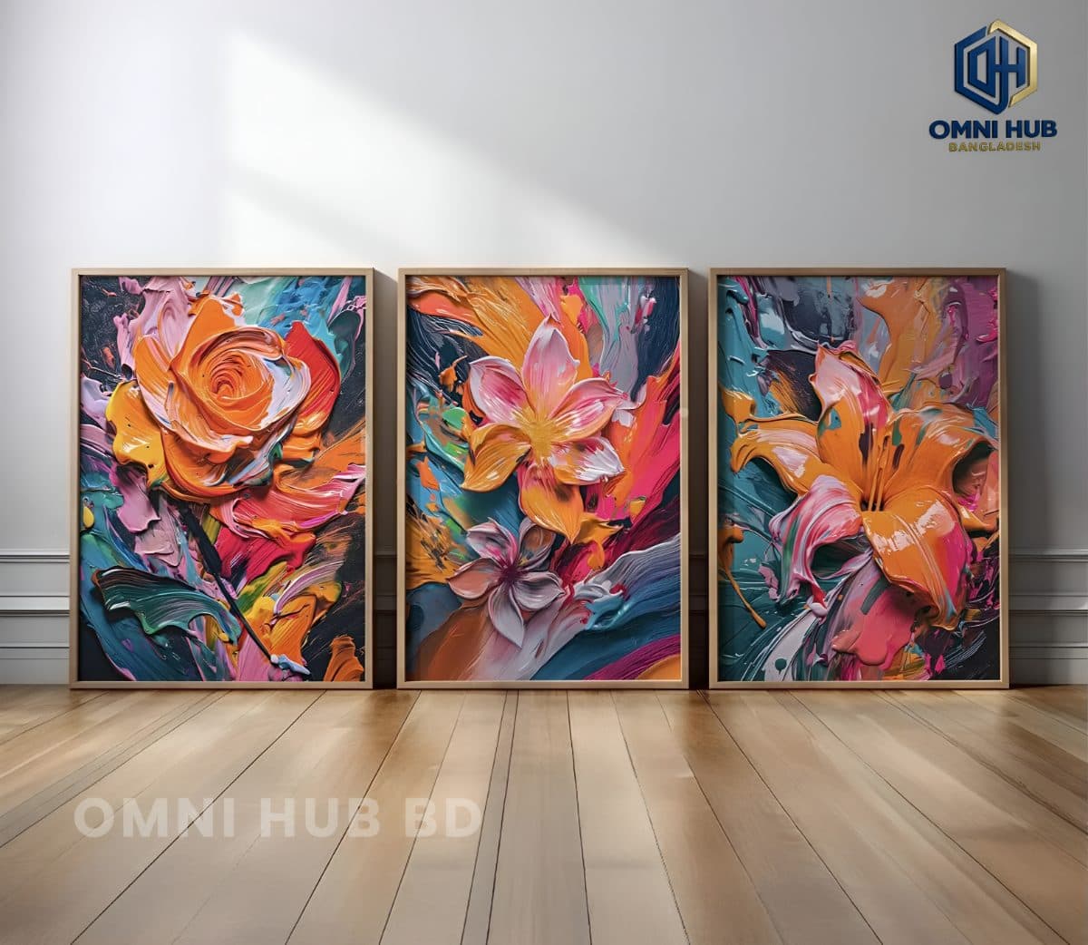 Premium Floral Wall Frame (OHB-324)